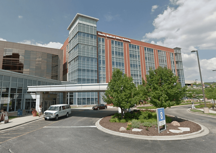 The Alexian Brothers Medical Center -- home to one of Matot's high-quality dumbwaiters-- shown on a sunny day.