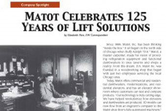 Matot in the News…Elevator World